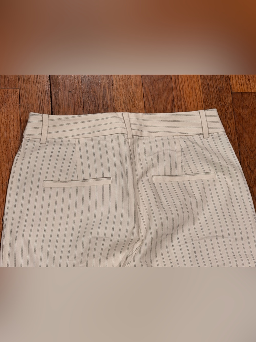LOFT Pinstripe Straight-Leg Dress Pants - Picture 8 of 8
